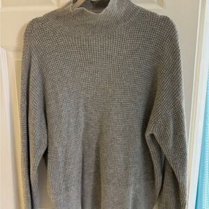❤️Everlane  100% CASHMERE Gray Turtleneck Sweater - BEAUTIFUL